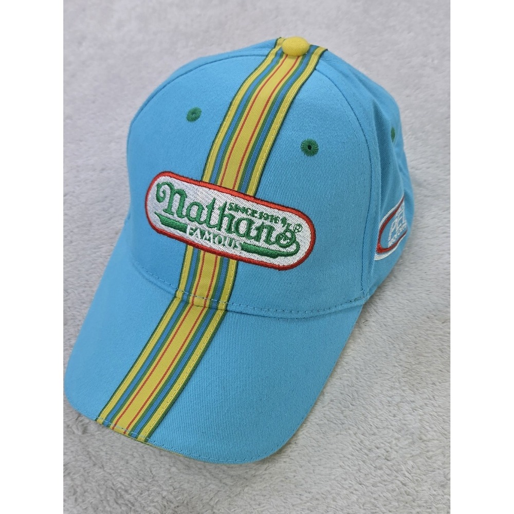 Nathan's Famous Hot Dog Eating Contest Richard Petty Motorsports Hat Adjustable